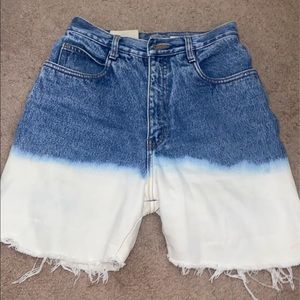 Vintage Bill Blass high waisted jean shorts!